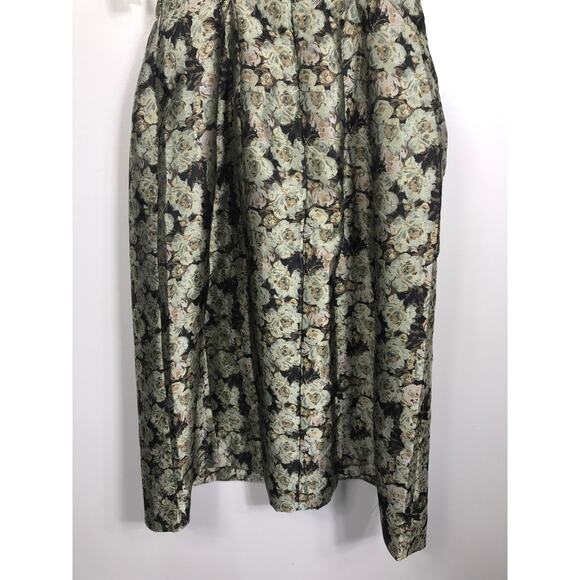 Anthropologie Maeve Sleeveless Fit Flare Midi Dress Square Neck Cocktail Holiday - Picture 9 of 16